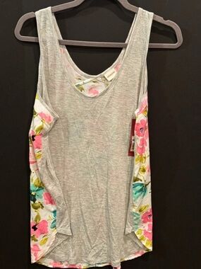 Merona Floral Layered Tank Top – Size Medium